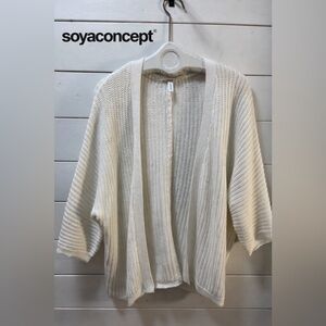 SOYACONCEPT off White Open Knit Cardigan – Size L